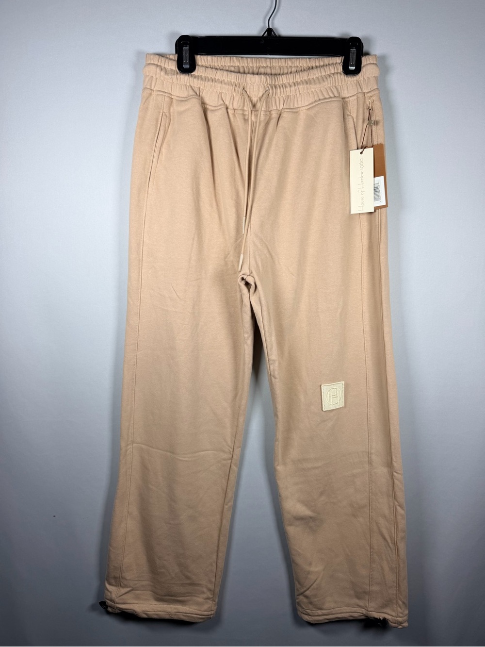 House of Harlow 1960 Neutral Beige Drawstring Joggers